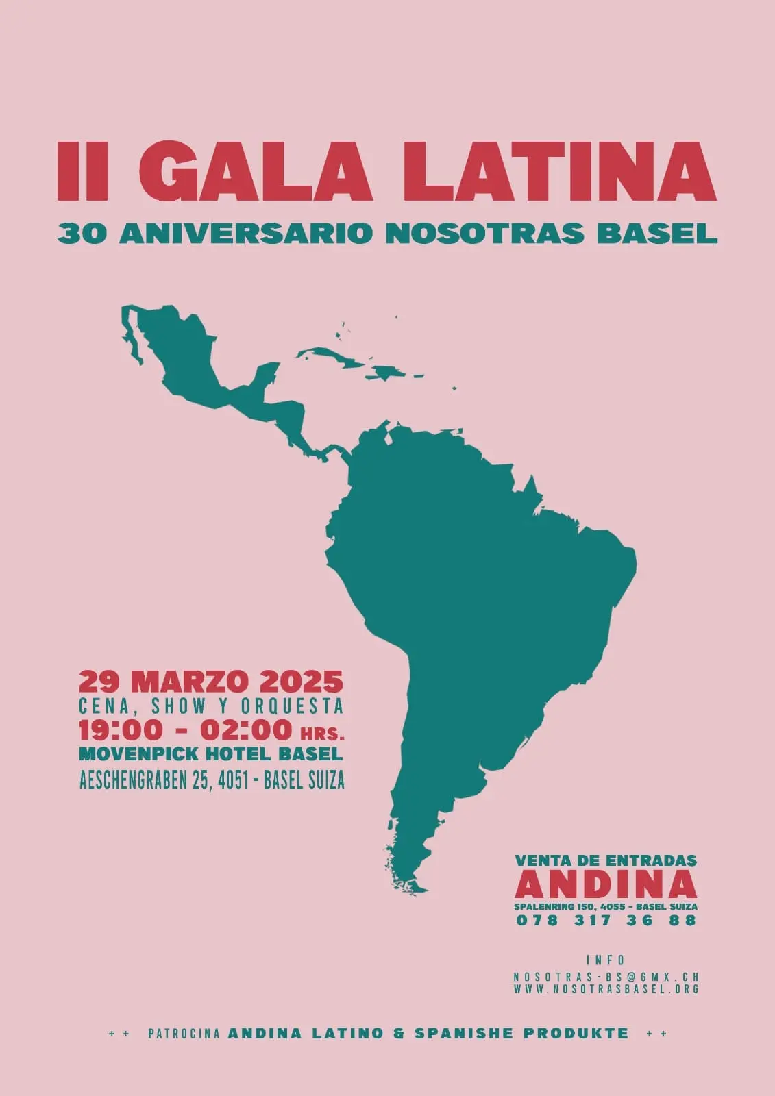 Flyer Gala Latina 2025